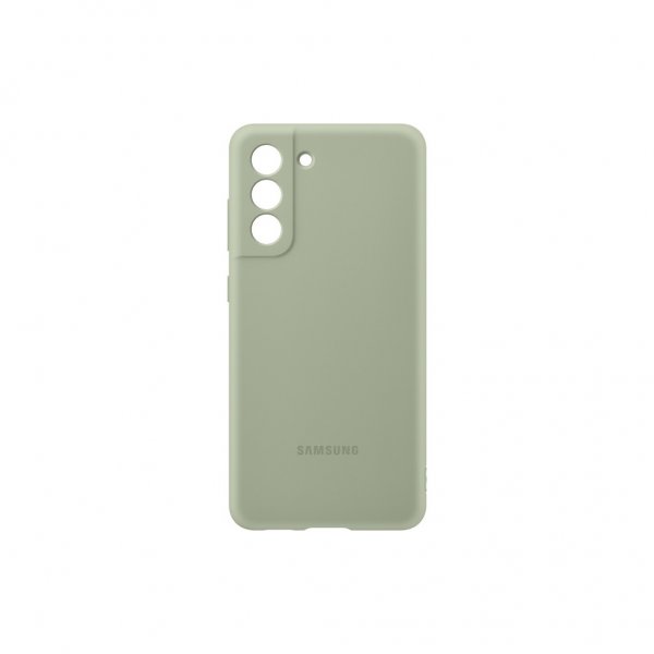 Samsung Original Galaxy S21 FE Silicone Cover - suojakuori (oliivinvihreä)