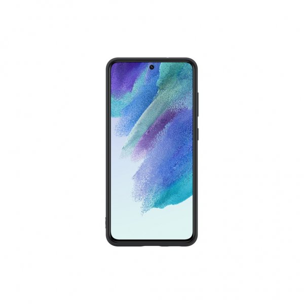 Samsung Alkuperäinen Galaxy S21 FE Silikonisuoja, musta