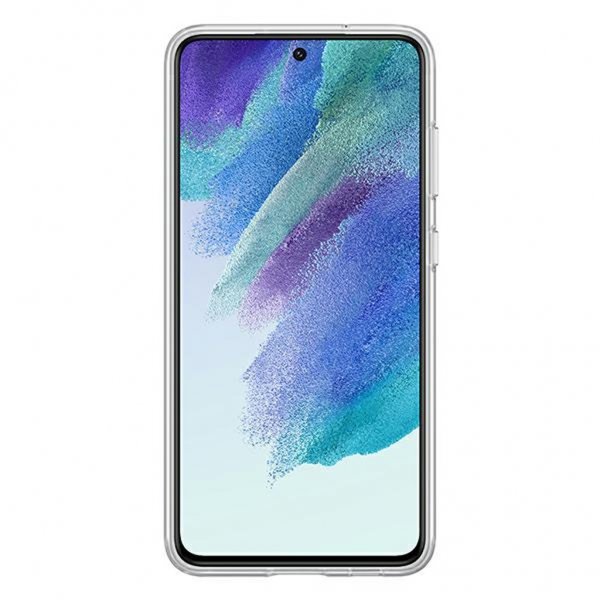 Samsung Original Galaxy S21 FE -suojakuori Slim Strap Cover, valkoinen
