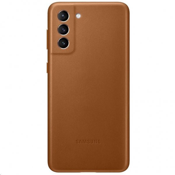 Samsung Original Galaxy S21 Plus -nahkakotelo, ruskea