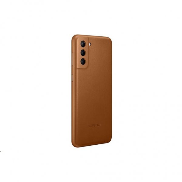 Samsung Original Galaxy S21 Plus -nahkakotelo, ruskea