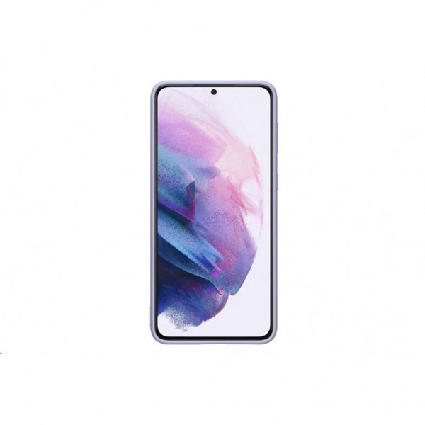 Samsung Alkuperäinen Galaxy S21 Plus -kuori silikonisuojus, violetti