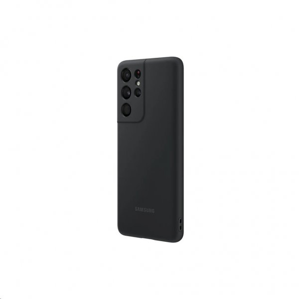 Samsung Alkuperäinen Galaxy S21 Ultra Kuori Silikonisuojus Musta