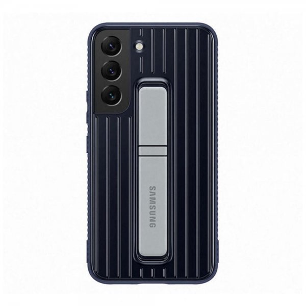 Samsung Alkuperäinen Galaxy S22 Plus Protective Standing Cover -suojakuori, laivastonsininen
