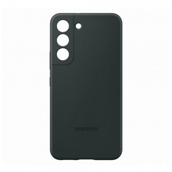 Samsung Alkuperäinen Galaxy S22 Plus -suojakuori silikonia, tummanvihreä