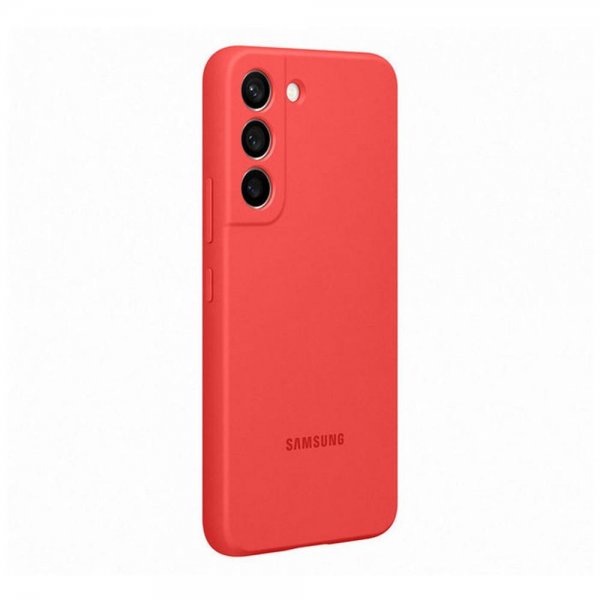 Samsung Alkuperäinen Galaxy S22 Kuori Silikonisuojus Coral