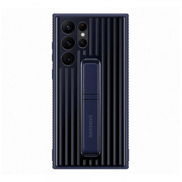 Samsung alkuperäinen Galaxy S22 Ultra -suojakuori, Protective Standing Cover, Navy