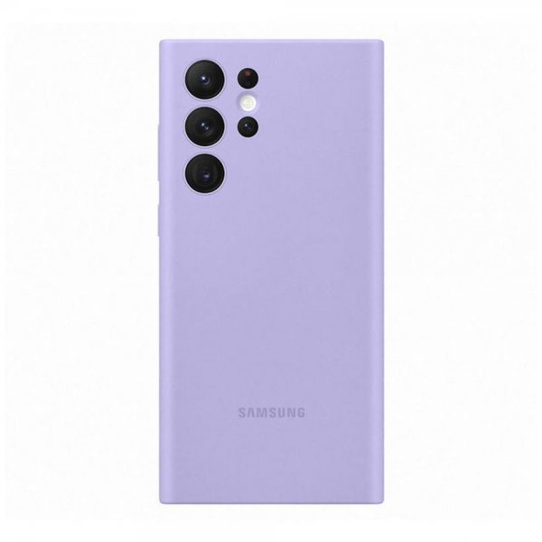 Samsung Alkuperäinen Galaxy S22 Ultra Silikonikuori Laventeli
