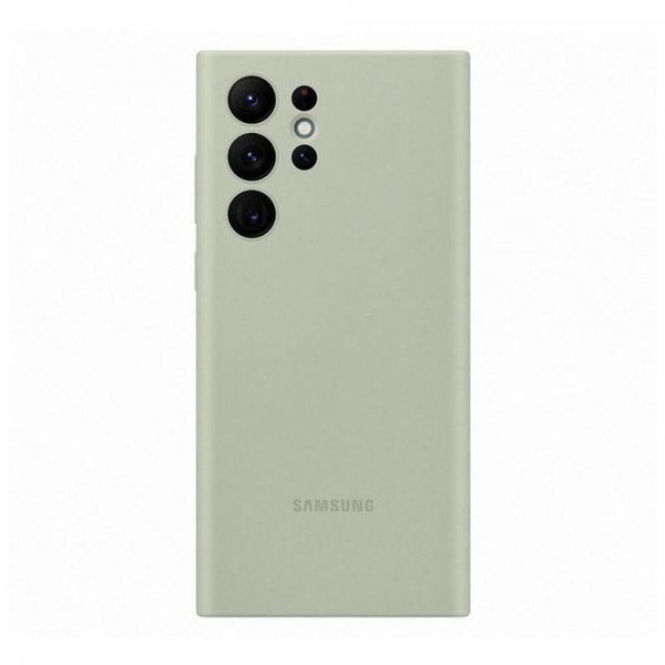 Samsung Original Galaxy S22 Ultra Silikonikuori Oliivinvihreä