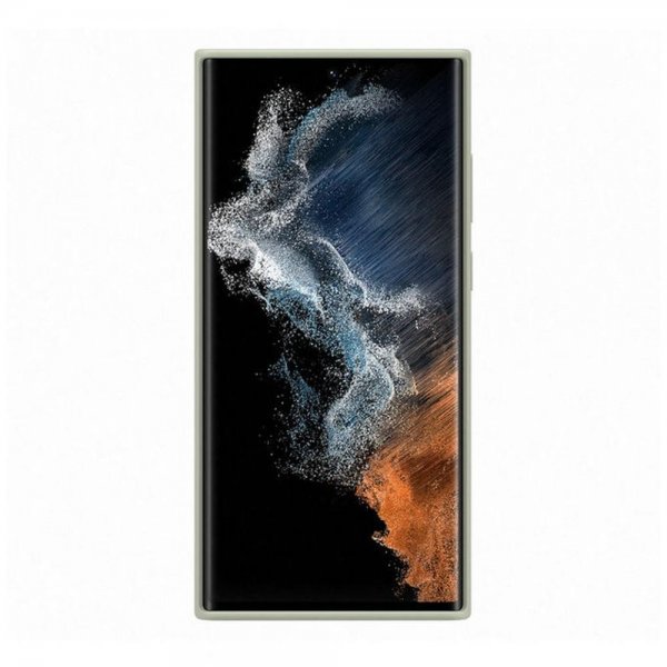 Samsung Original Galaxy S22 Ultra Silikonikuori Oliivinvihreä