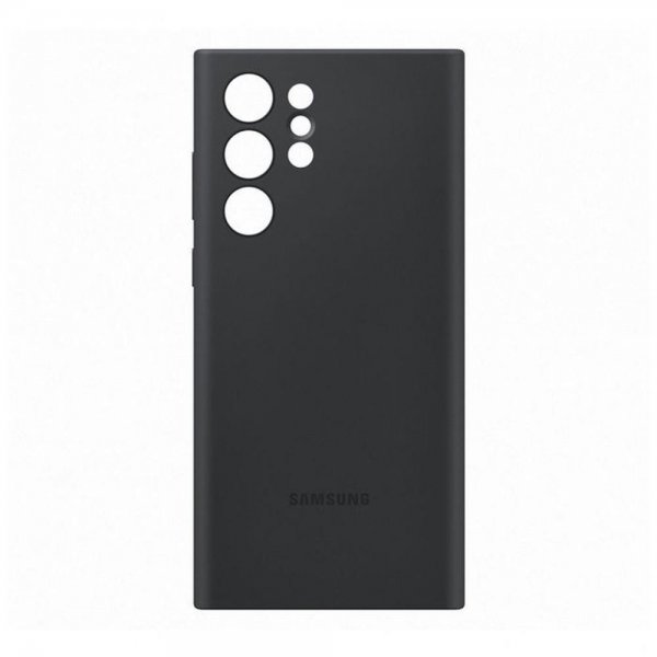 Samsung Alkuperäinen Galaxy S22 Ultra Silikonikuori Musta