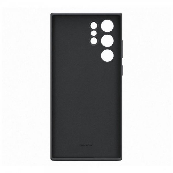 Samsung Alkuperäinen Galaxy S22 Ultra Silikonikuori Musta