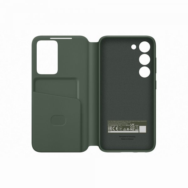 Samsung Original Galaxy S23 Plus -suojakotelo Smart View Wallet Case, Khaki