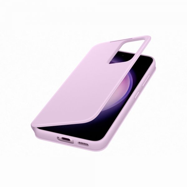 Samsung Original Galaxy S23 Plus -suojakotelo Smart View Wallet Case Lavender