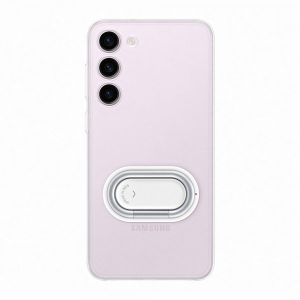 Samsung alkuperäinen Galaxy S23 Plus -suojakuori, läpinäkyvä Gadget Case