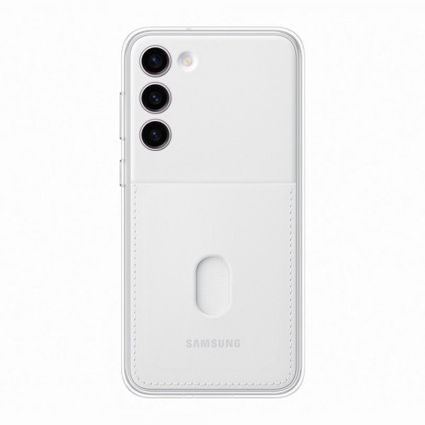 Samsung Alkuperäinen Galaxy S23 Plus Suojakuori Frame Case Valkoinen