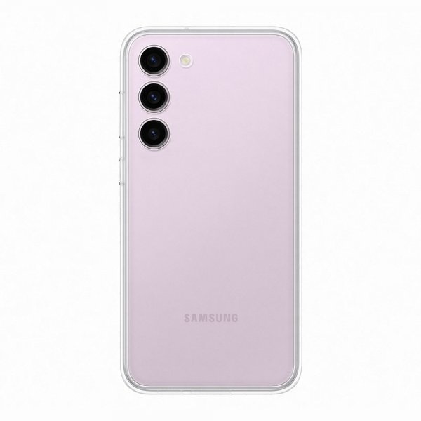 Samsung Alkuperäinen Galaxy S23 Plus Suojakuori Frame Case Valkoinen
