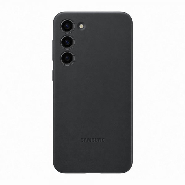 Samsung Alkuperäinen Galaxy S23 Plus Nahkakuori Musta