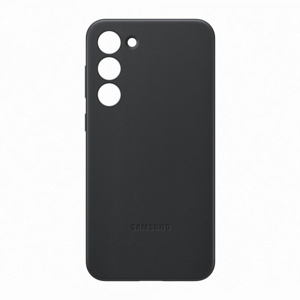 Samsung Alkuperäinen Galaxy S23 Plus Nahkakuori Musta