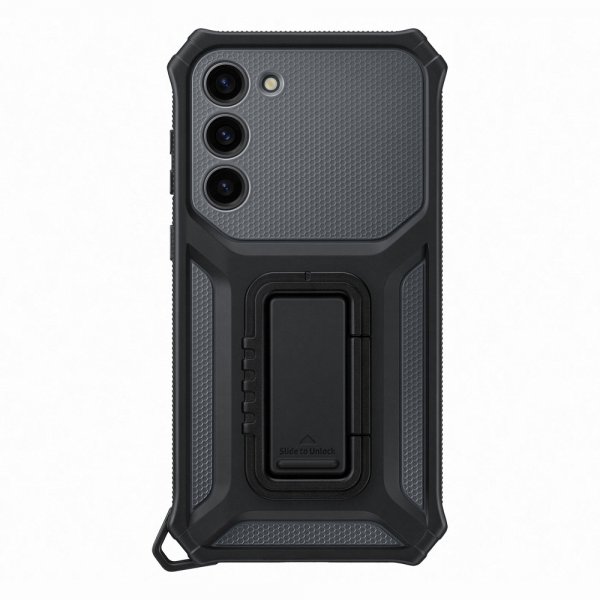 Samsung Original Galaxy S23 Plus -suojakuori, Rugged Gadget Case, musta