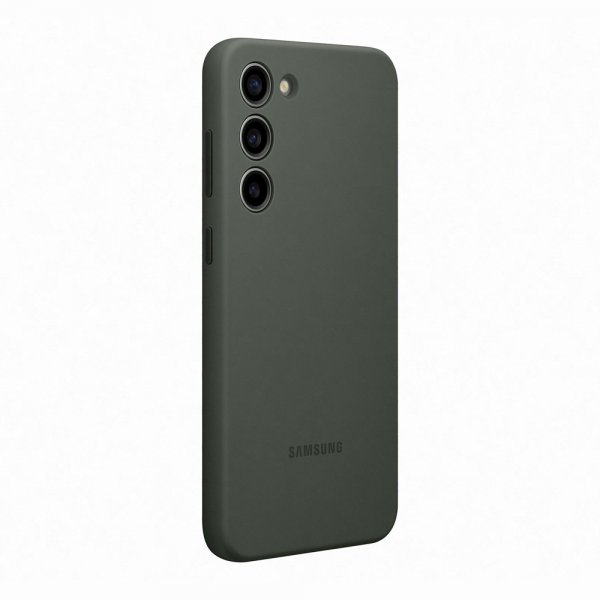 Samsung Original Galaxy S23 Plus -silikonikuori, khaki
