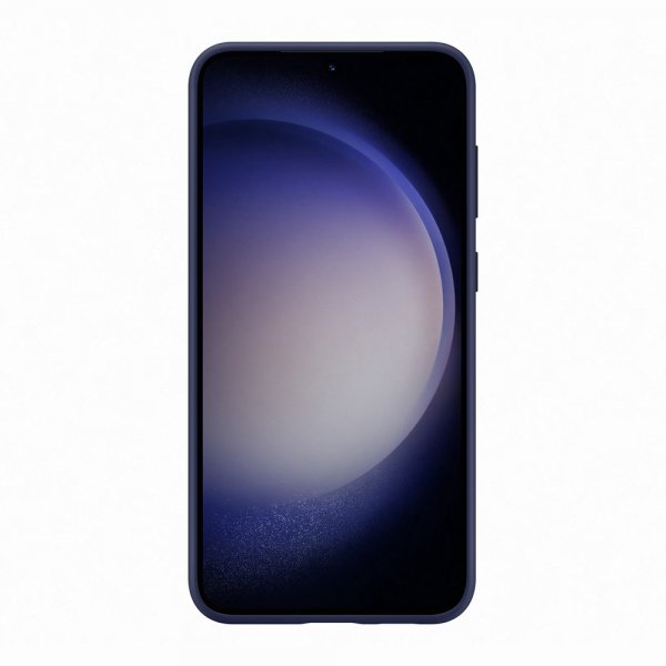 Samsung alkuperäinen Galaxy S23 Plus -silikonikuori, laivastonsininen