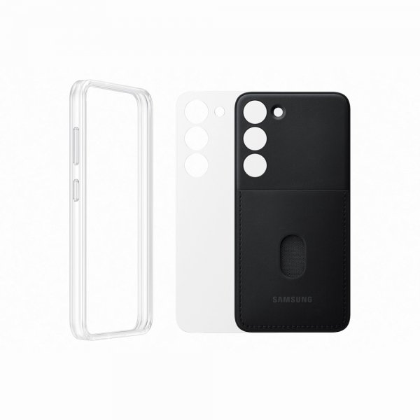 Samsung Alkuperäinen Galaxy S23 Kuori Frame Case Musta