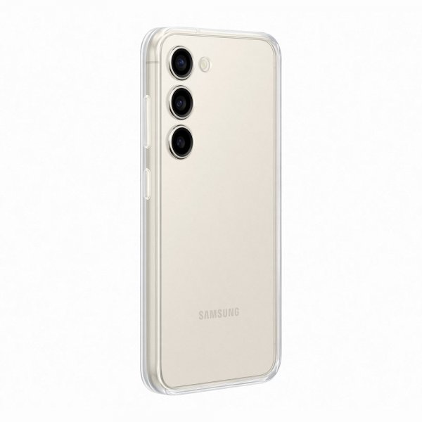 Samsung Original Galaxy S23 Frame Case -suojakuori, valkoinen