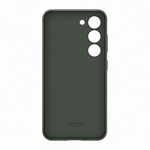 Samsung Original Galaxy S23 Kuori Leather Cover Vihreä