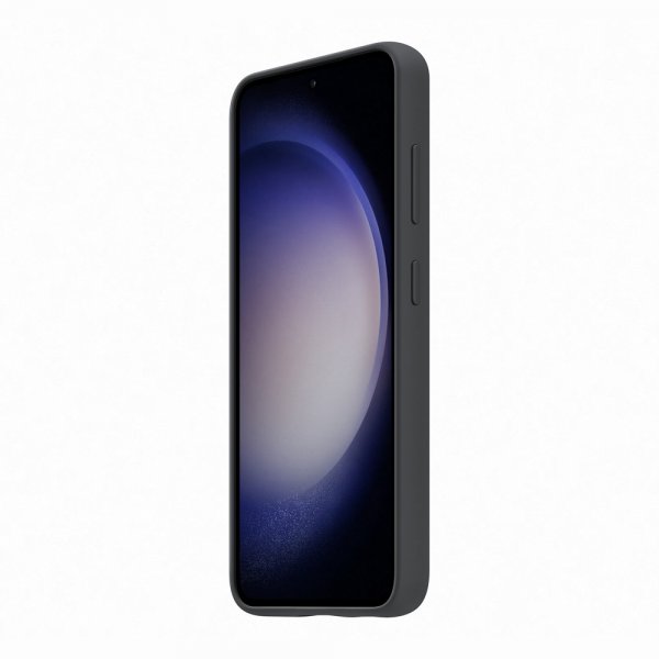 Samsung Original Galaxy S23 Kuori Silicone Grip Case Musta