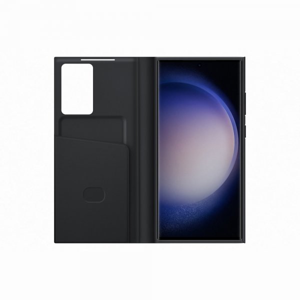 Samsung Original Galaxy S23 Ultra Smart View Wallet -suojakotelo, musta