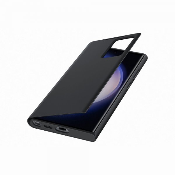 Samsung Original Galaxy S23 Ultra Smart View Wallet -suojakotelo, musta