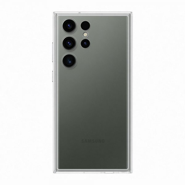 Samsung Alkuperäinen Galaxy S23 Ultra Kuori Frame Case Valkoinen