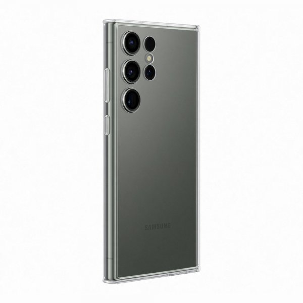 Samsung Alkuperäinen Galaxy S23 Ultra Kuori Frame Case Valkoinen