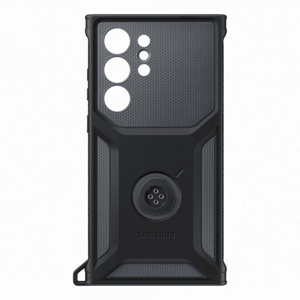 Samsung Alkuperäinen Galaxy S23 Ultra Suojakuori Rugged Gadget Case, musta