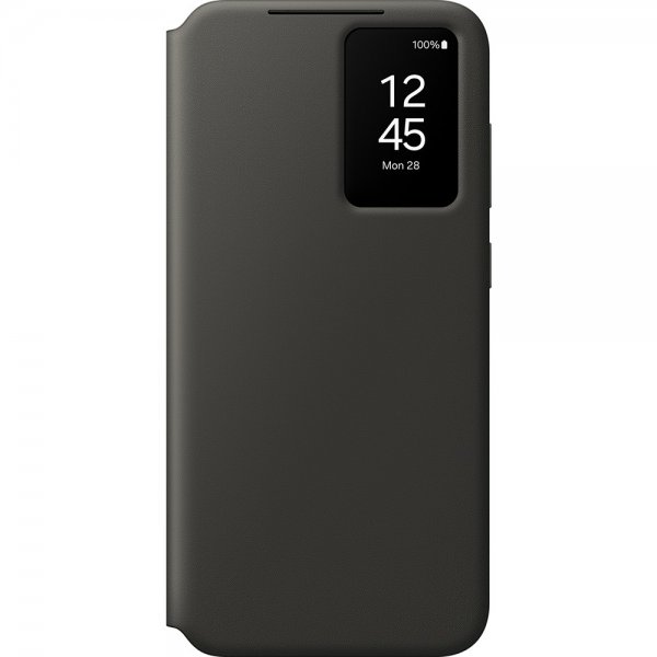 Samsung Alkuperäinen Galaxy S24 FE -suojakotelo Smart View Wallet Case Musta