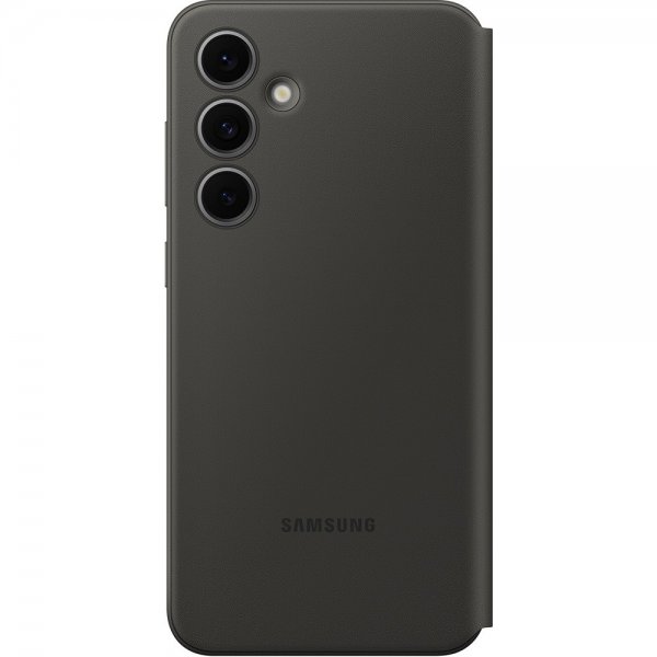 Samsung Alkuperäinen Galaxy S24 FE -suojakotelo Smart View Wallet Case Musta