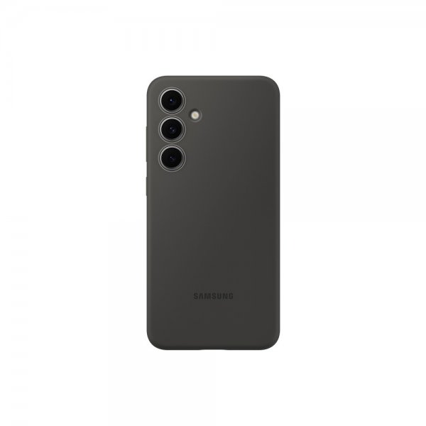 Samsung Alkuperäinen Galaxy S24 FE -kuori silikonikuori musta
