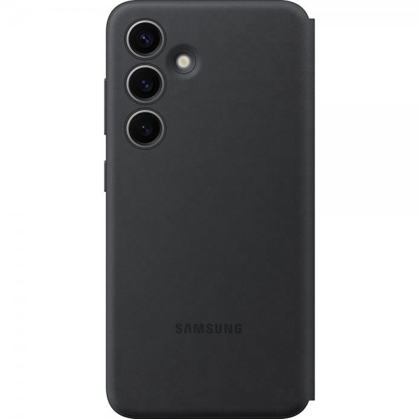Samsung Original Galaxy S24 Plus -kotelo Smart View Wallet Case Musta