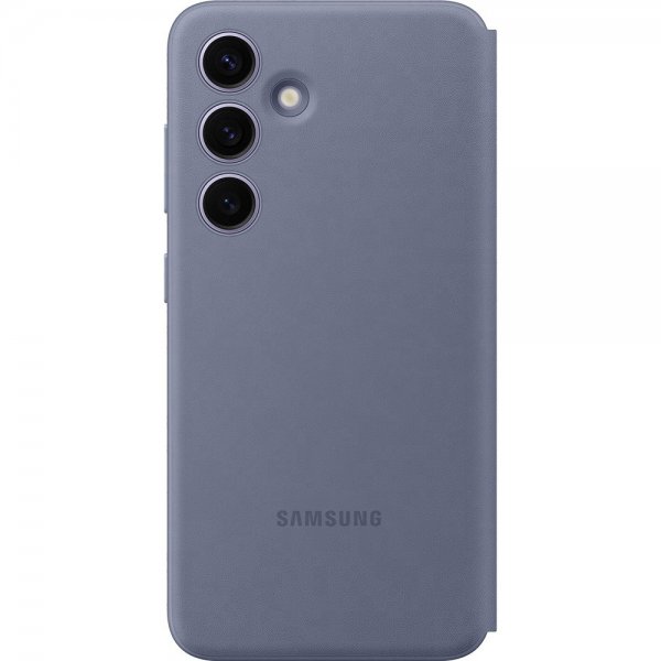 Samsung alkuperäinen Galaxy S24 Plus -kotelo, Smart View Wallet Case, violetti