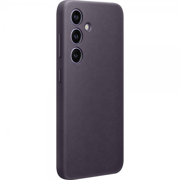 Samsung Galaxy S24 Plus Kuoret Vegan Leather Case Dark Violet