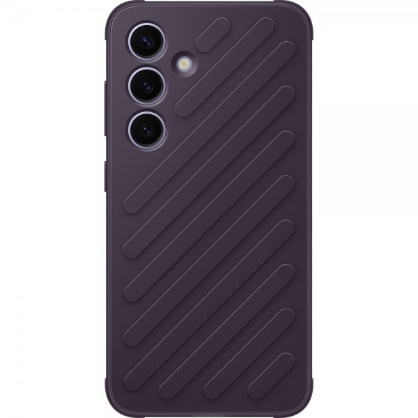 Samsung Alkuperäinen Galaxy S24 Suojakuori Shield Case Dark Violet