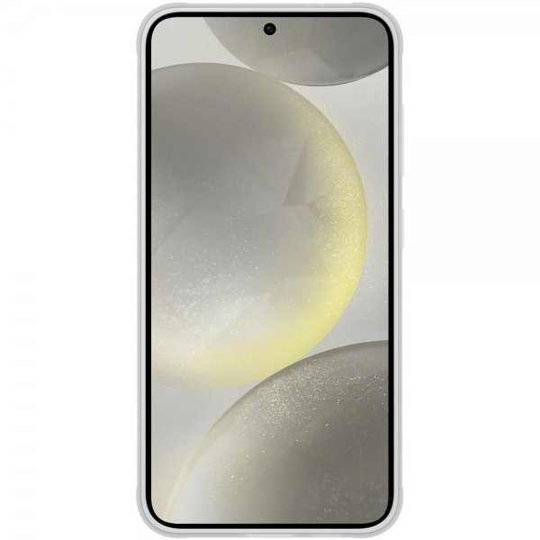 Samsung Alkuperäinen Galaxy S24 Suojakuori Shield Case Vaaleanharmaa