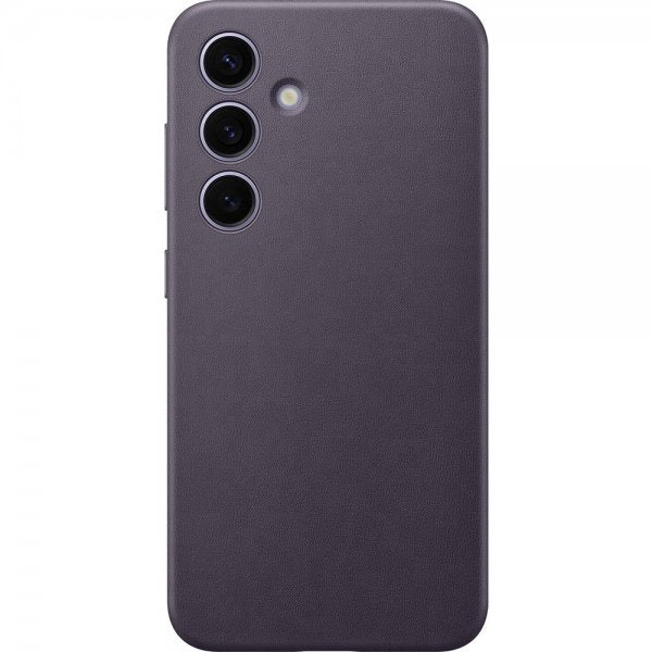 Samsung Galaxy S24 Kuori Vegan Leather Case Dark Violet