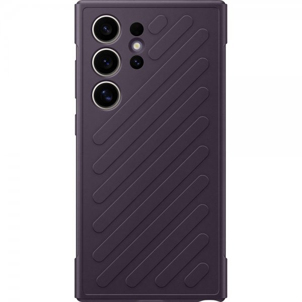 Samsung Original Galaxy S24 Ultra Suojakuori Shield Case Dark Violet
