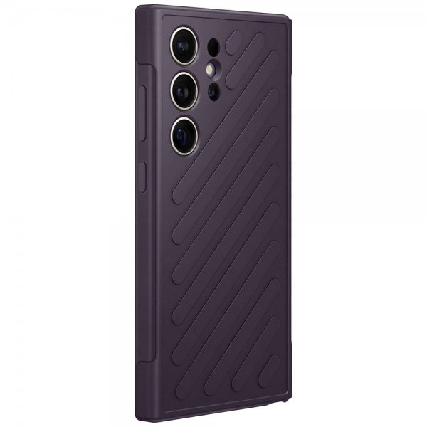 Samsung Original Galaxy S24 Ultra Suojakuori Shield Case Dark Violet