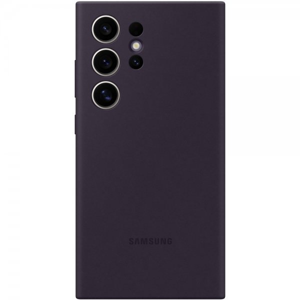 Samsung Original Galaxy S24 Ultra Silikonisuojakuori Dark Violet