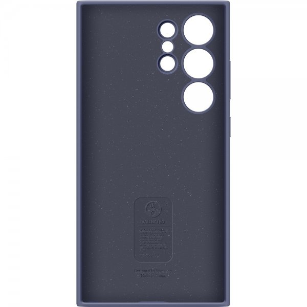 Samsung alkuperäinen Galaxy S24 Ultra suojakuori, silikonikuori, violetti
