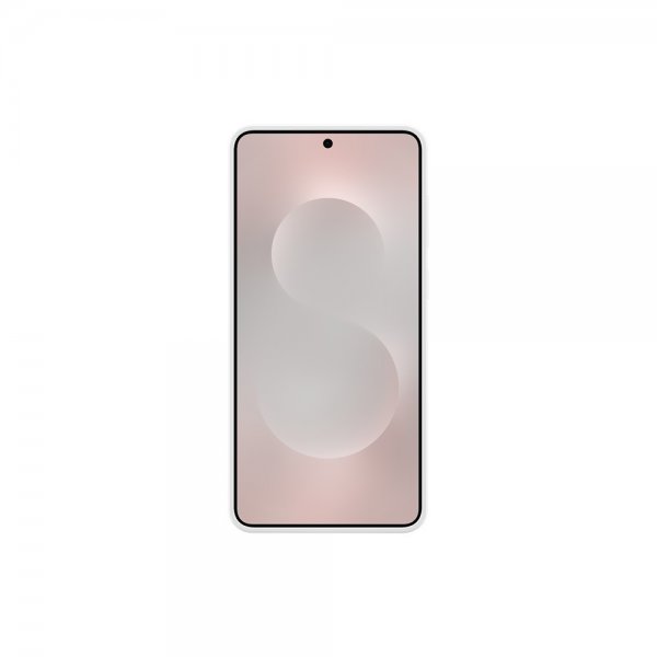 Samsung alkuperäinen Galaxy S25 Edge -silikonisuojakuori, vaaleanharmaa