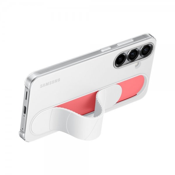 Samsung Alkuperäinen Galaxy S25 Plus -kuori Standing Grip Case Valkoinen